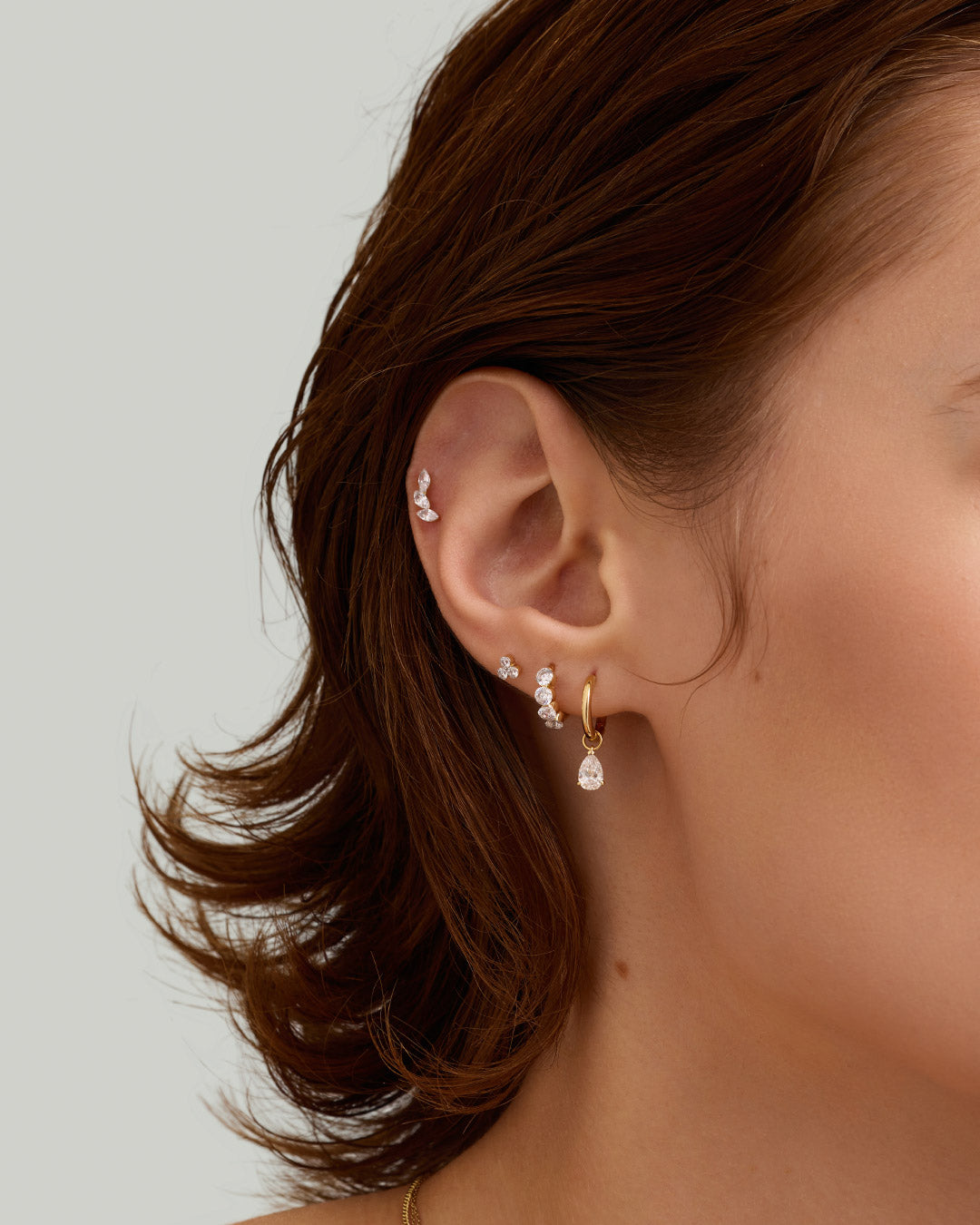 POMONA | Pear Lab Grown Diamond Earring Charm