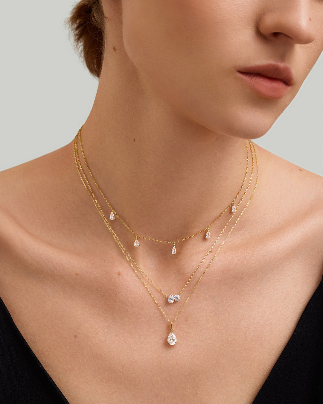 Toi et Moi Lab Grown Diamond Necklace
