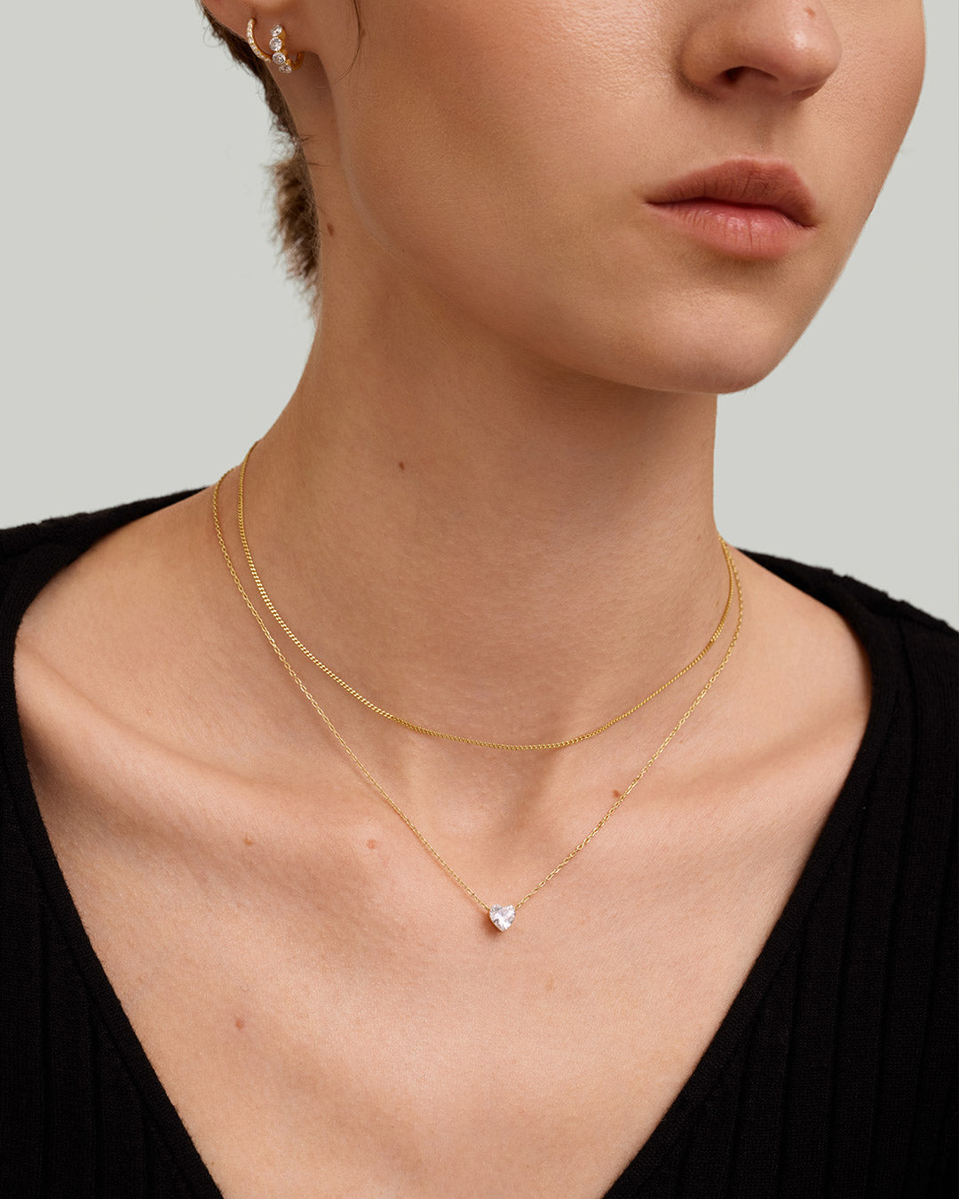 Lab Grown Diamond Heart Necklace