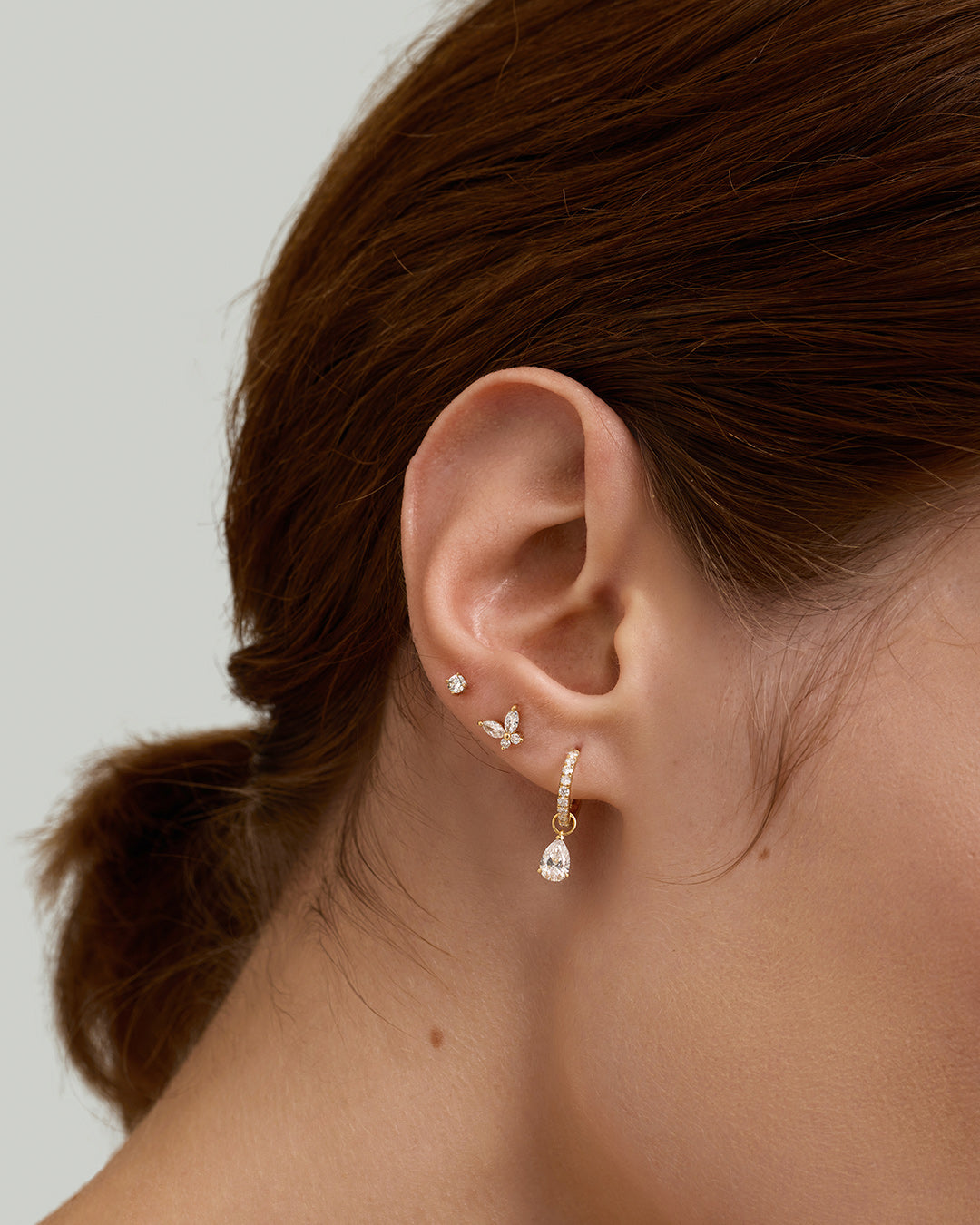 POMONA | Pear Lab Grown Diamond Earring Charm