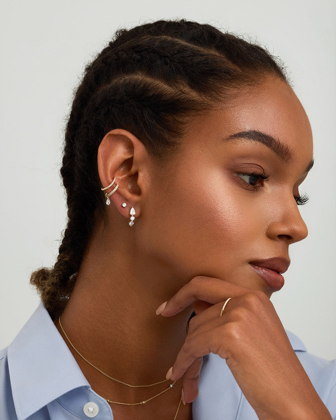 Pear Lab Grown Diamond Earring Charm