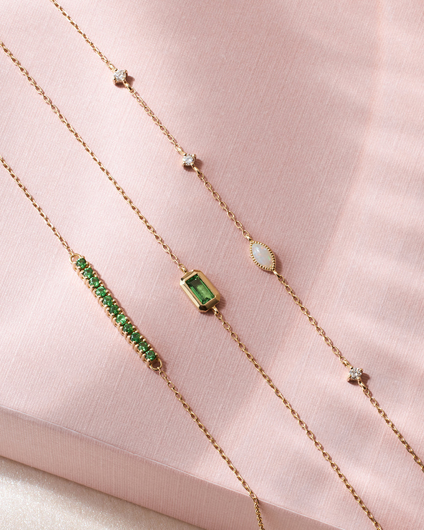 LYRIC | Opal and Lab Grown Diamond Bracelet
