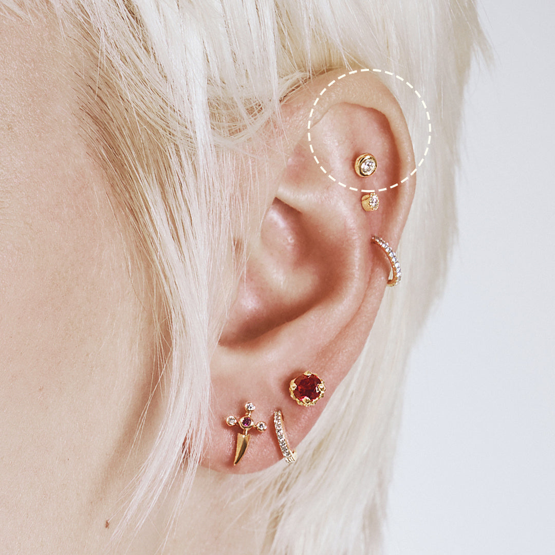 CHANEL | Lab Grown Diamond Threaded Flatback