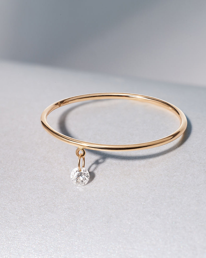 CHEVAL | Single Floating Diamond Ring