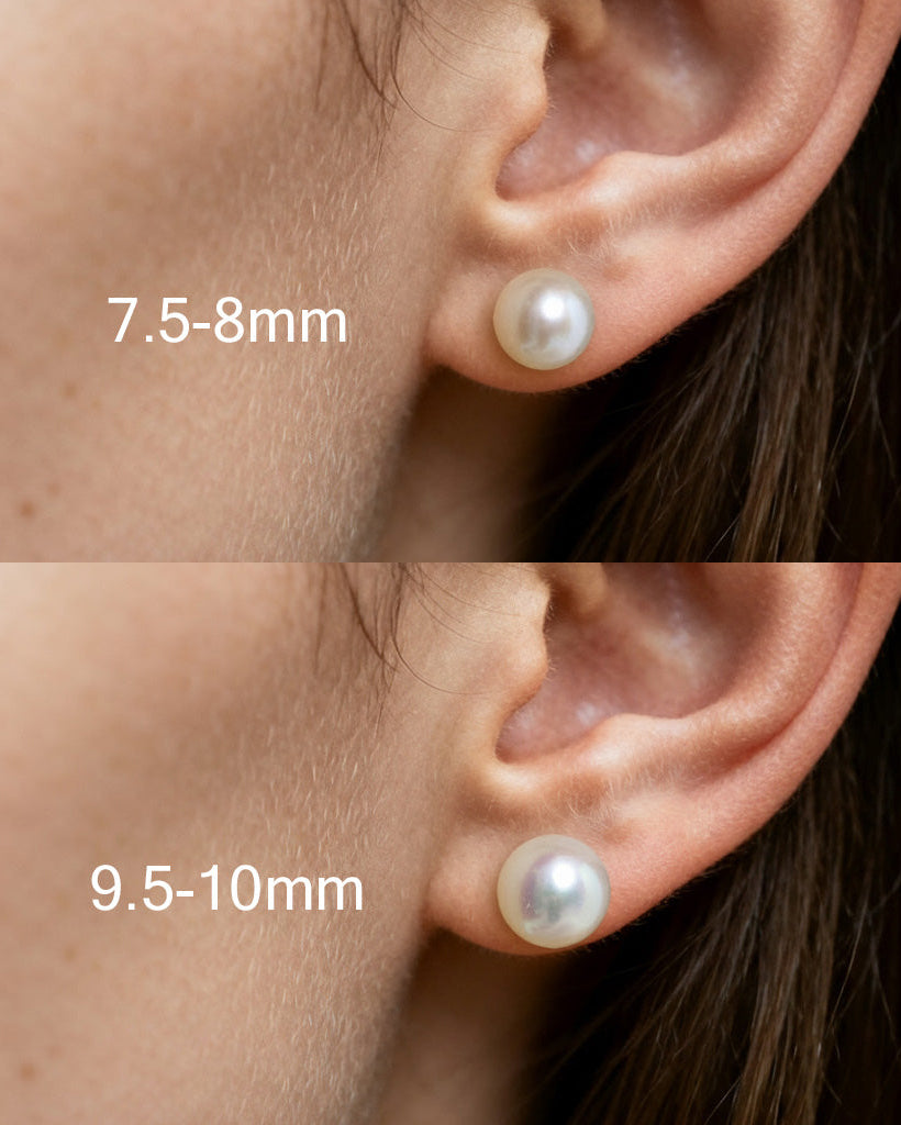 aurelie gi 9.5-10MM Pearl Single Stud Earring