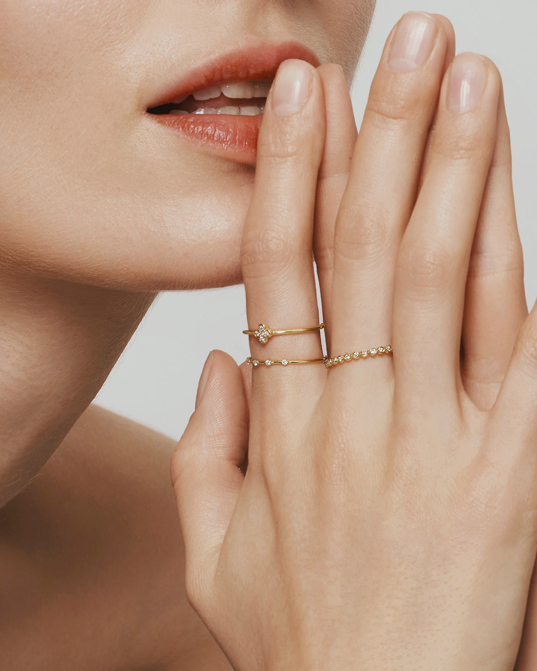 VIOLA | Lab Grown Diamond Beaded Band