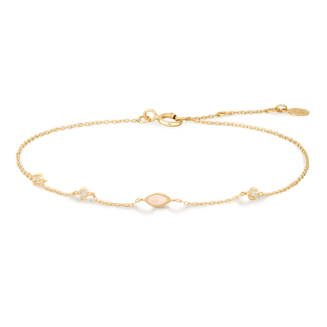 LYRIC | Opal and Lab Grown Diamond Bracelet