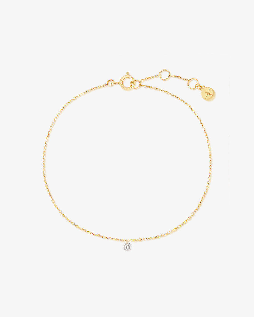 PIROUETTE | Single Floating Diamond Bracelet