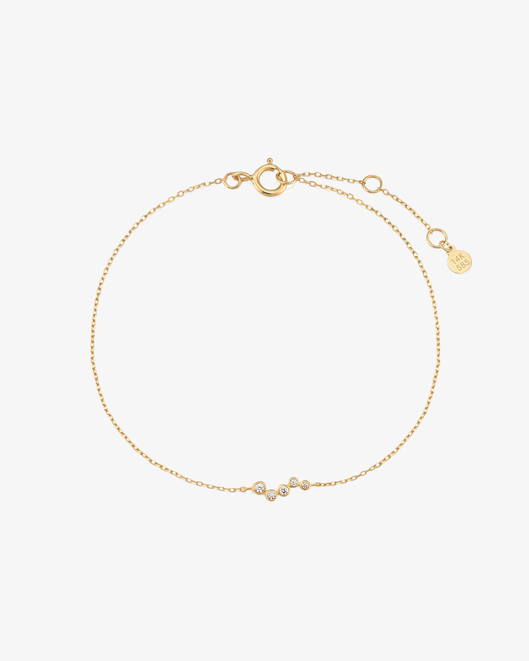 KATRINA | Natural Diamond Wave Bracelet