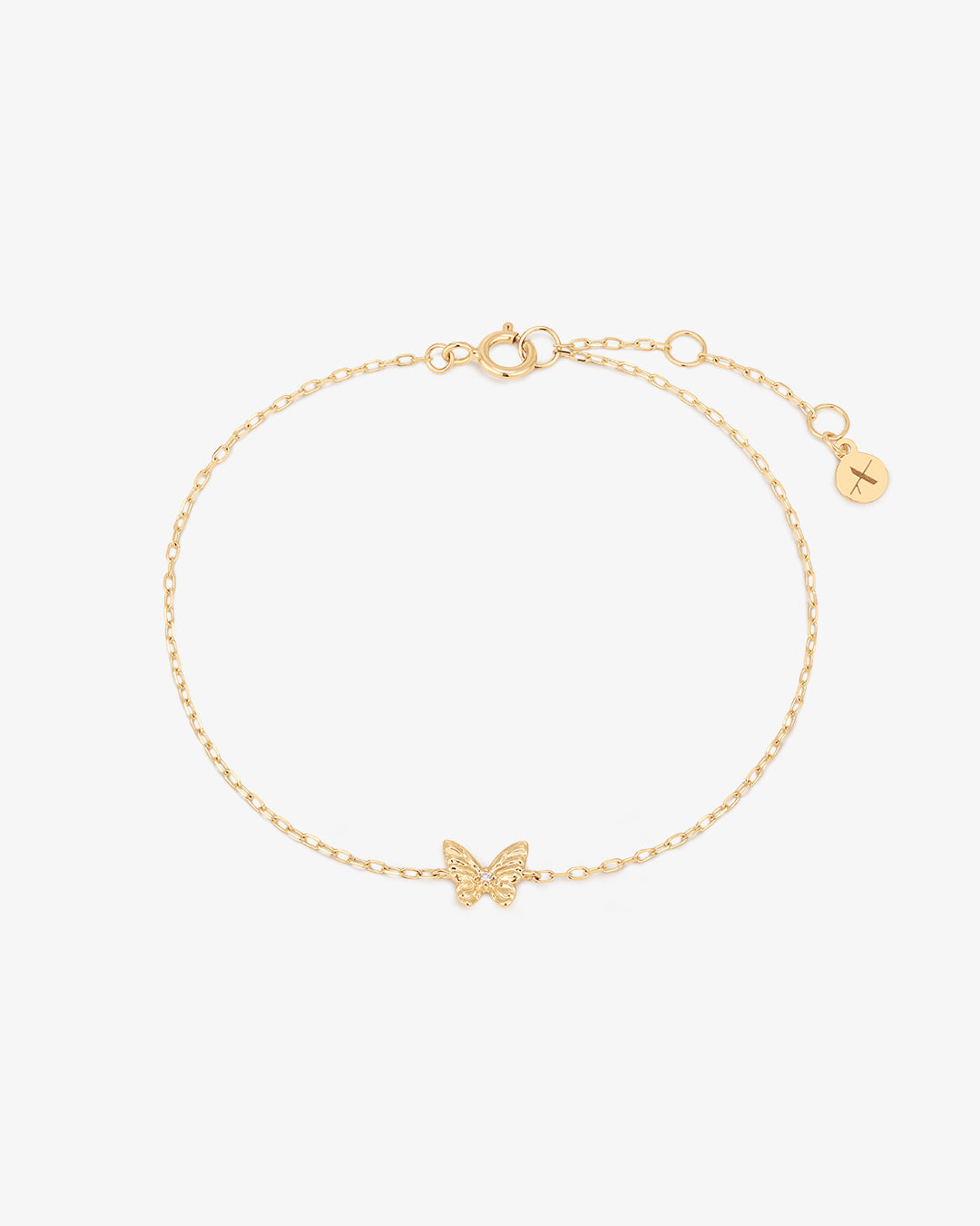 FABLE | Lab Grown Diamond Accent Butterfly Bracelet