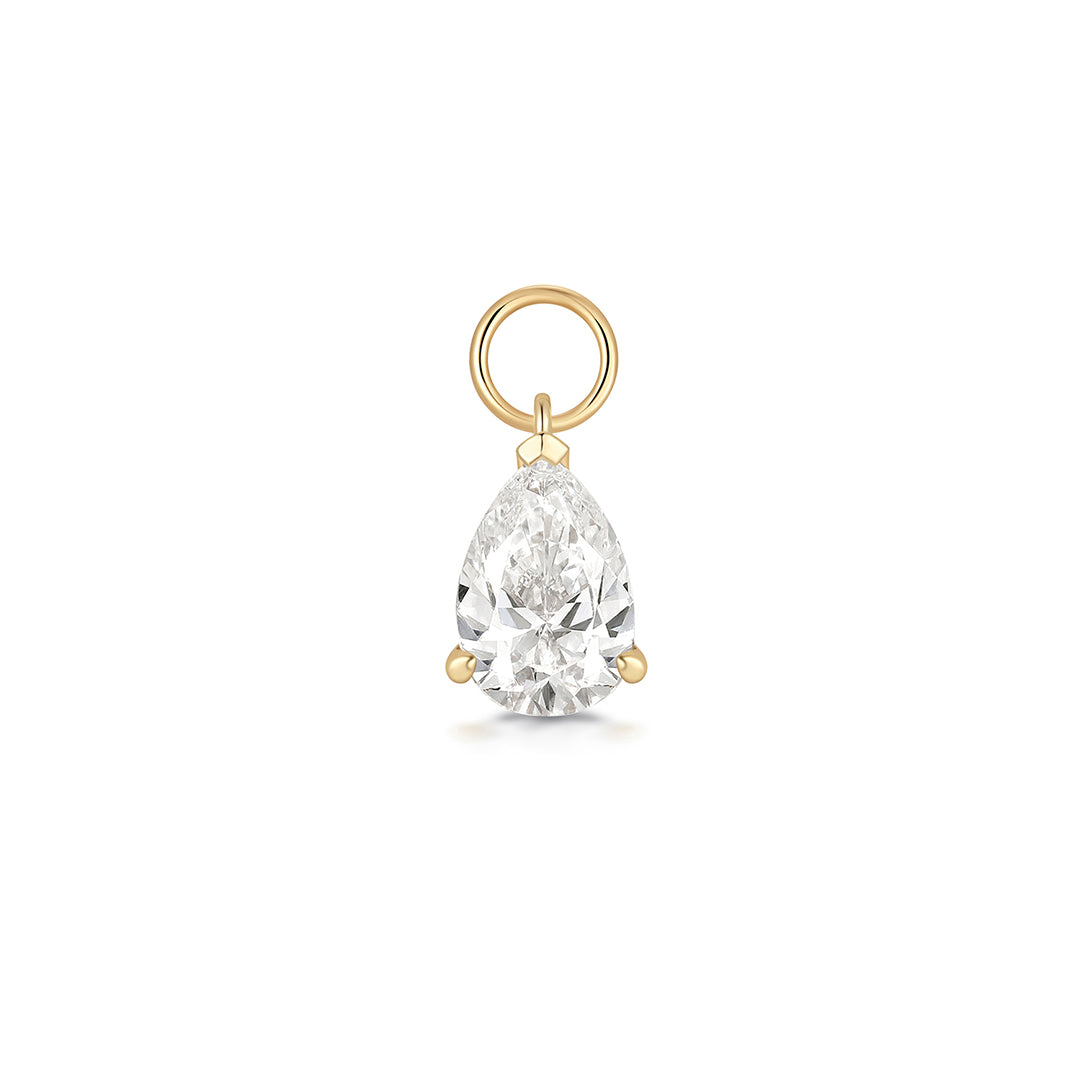 POMONA | Pear Lab Grown Diamond Earring Charm