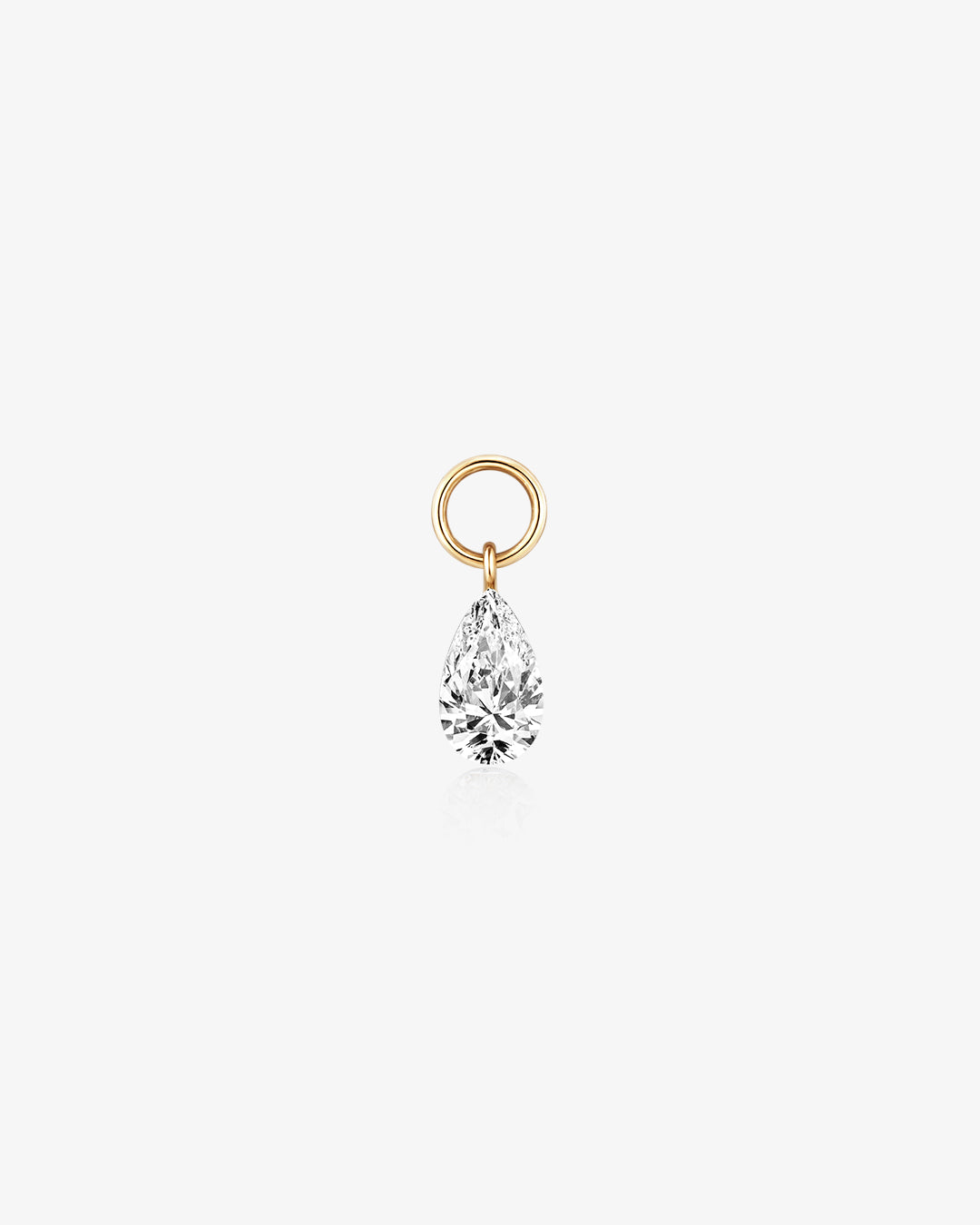 Pear Lab Grown Diamond Earring Charm