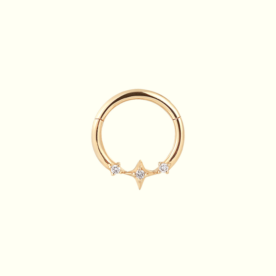 ASTRA | Wishing Star Single Huggie Hoop