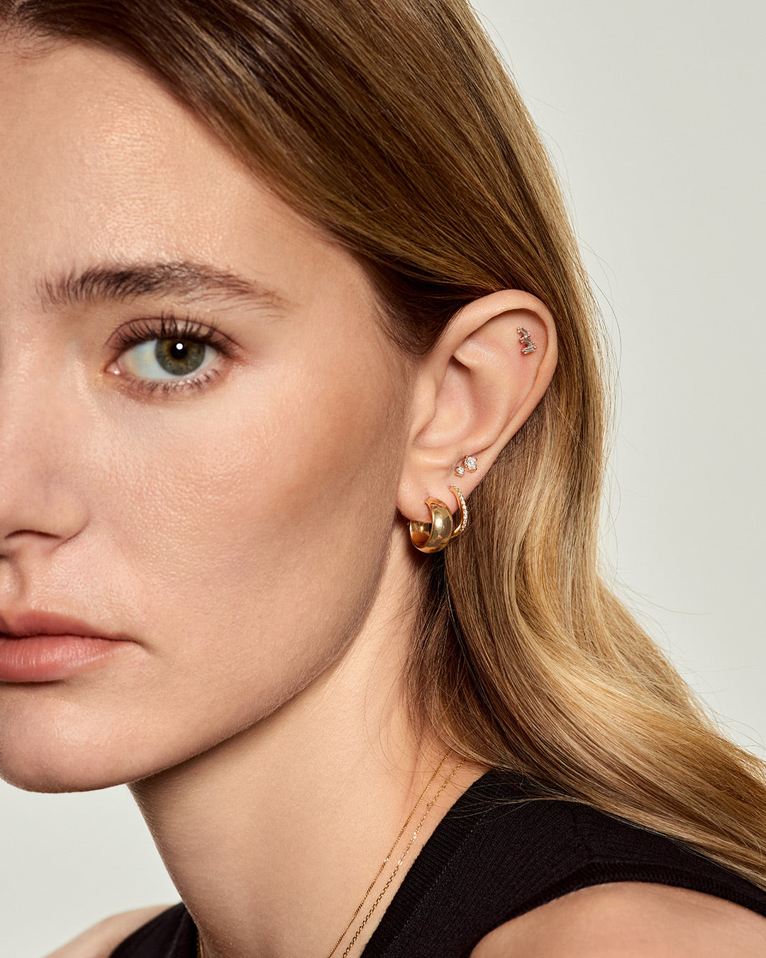 Triple Baguette Lab-Grown Diamond Studs