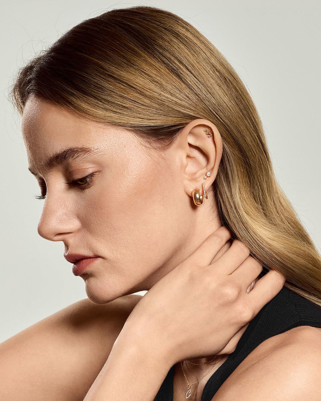 Triple Baguette Lab-Grown Diamond Studs