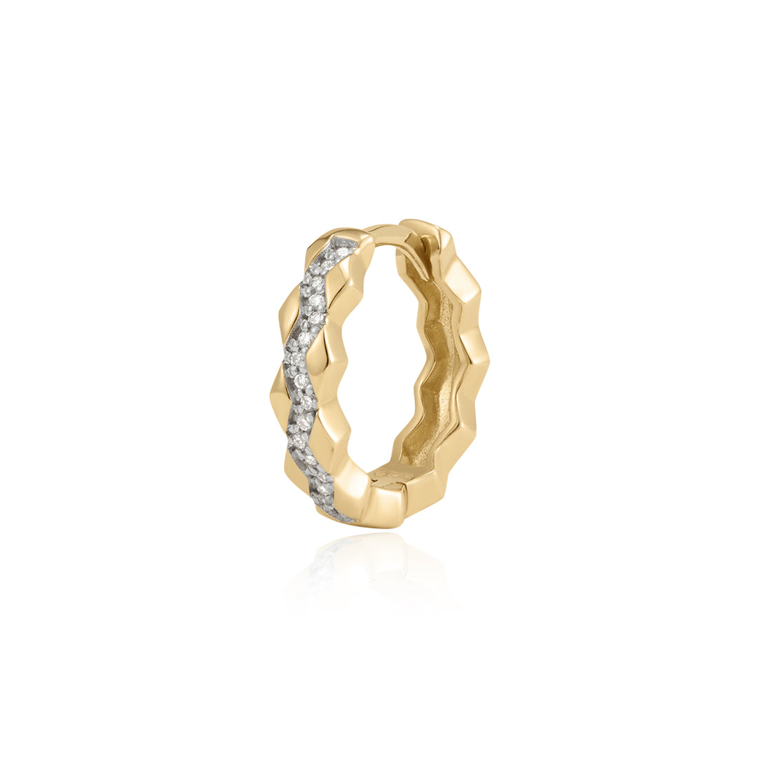 BLAINE | Lab Grown Diamond Huggie Hoop