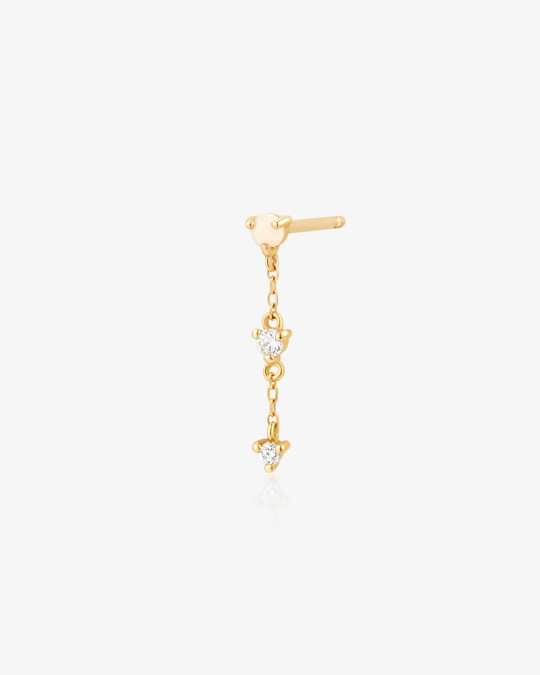 CELESTIA | Opal and Lab Grown Diamond Drop Earring