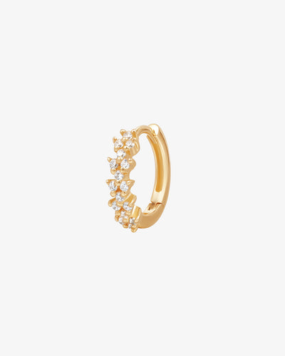 LESLIE | Natural Diamond Huggie