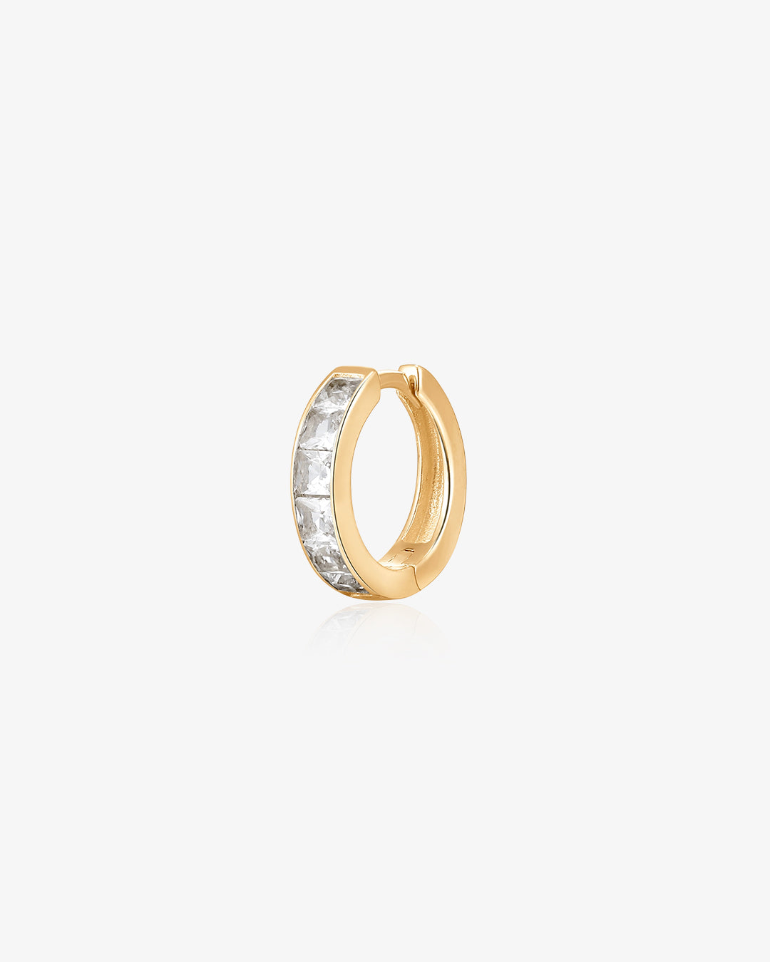 SIENA | White Sapphire Huggie