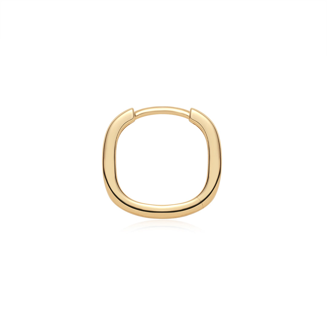 DOMINIQUE | Squared Paperclip Huggie
