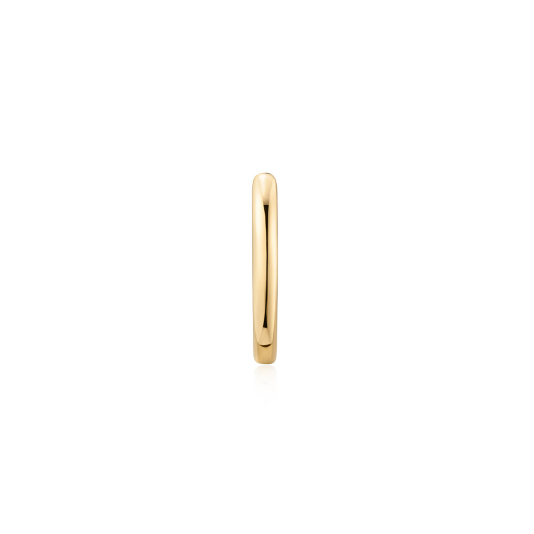 MARYKATE | Narrow Paperclip Huggie