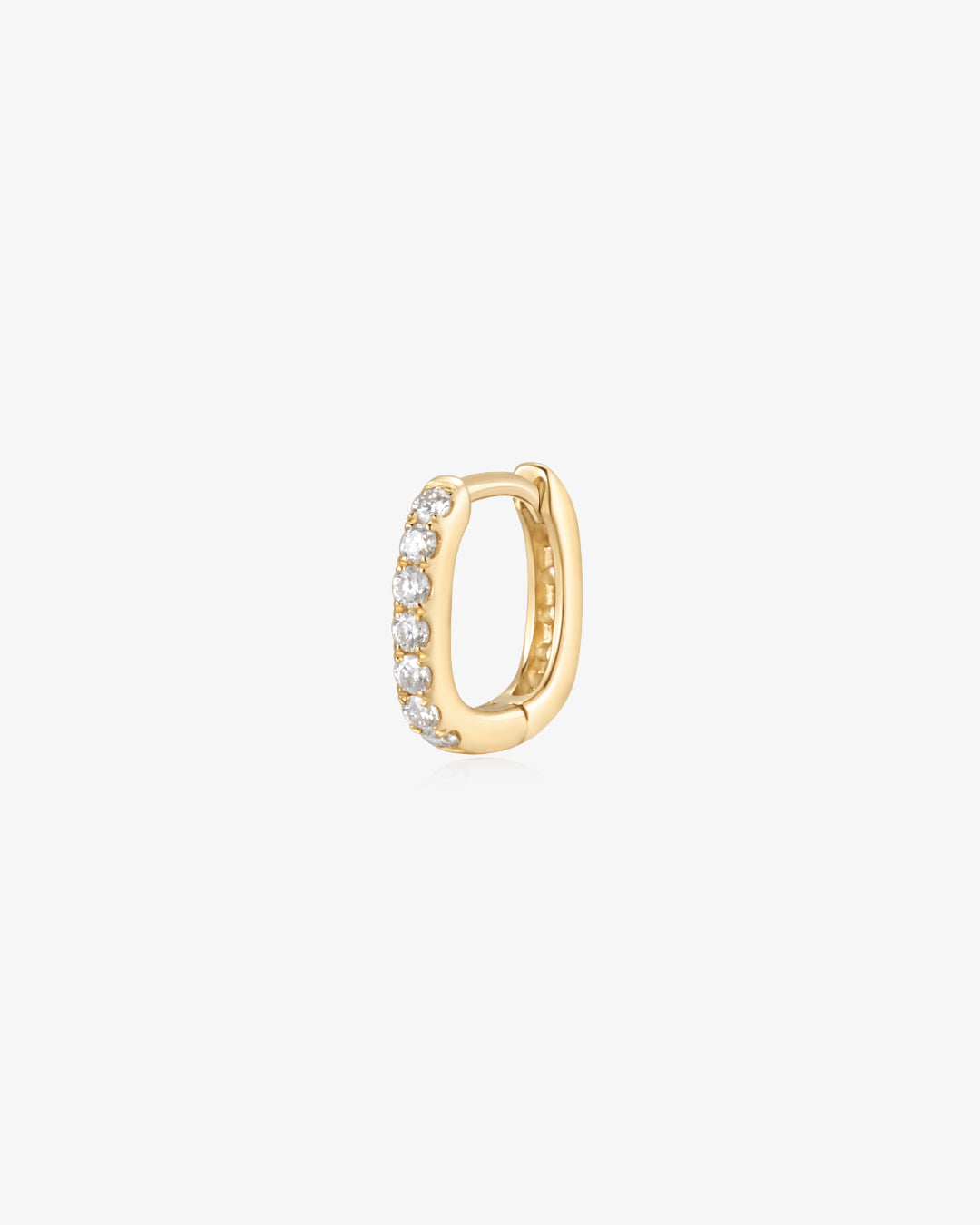 KARLIE | Lab Grown Diamond Oval Paperclip Huggie
