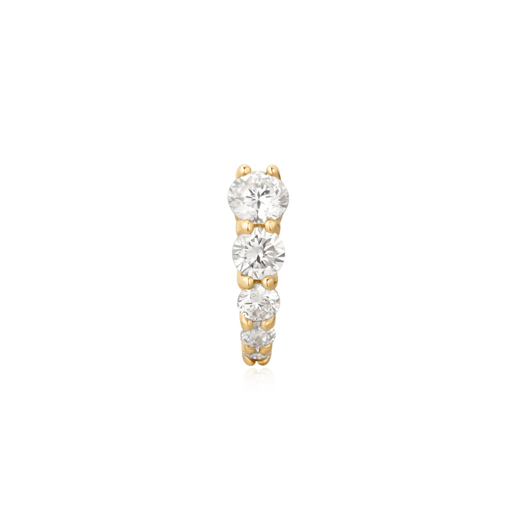 LIZZO | Graduated Lab Grown Diamond Huggie