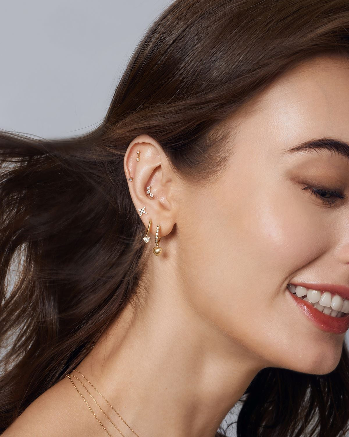 BRIAR | Triple Marquise Lab Grown Diamond Threaded with Flatback