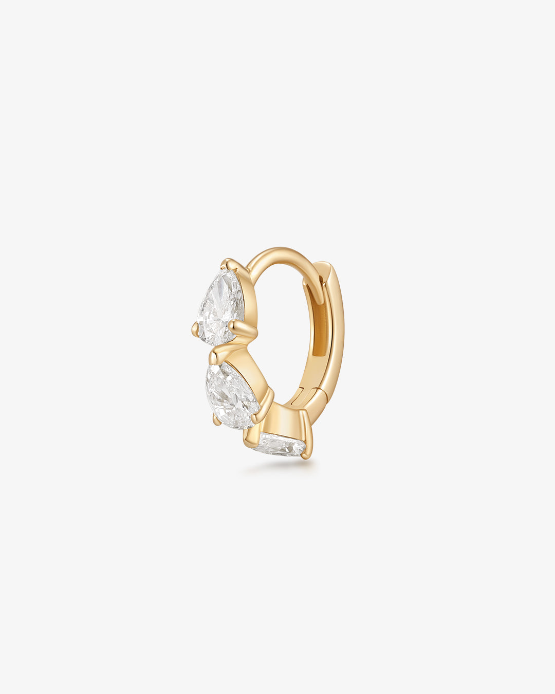 LEILANI | Triple Pear Lab Grown Diamond Single Huggie