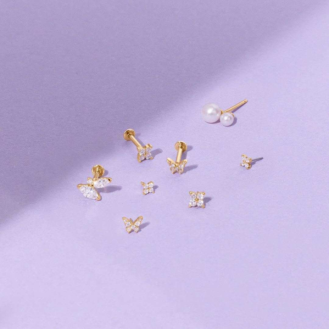 ARTEMIS | Marquise Lab Grown Diamond Threaded Flatback