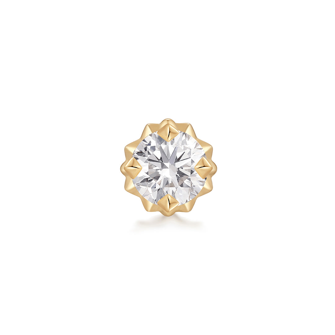 REMY | Lab Grown Diamond Accented Threaded Flatback