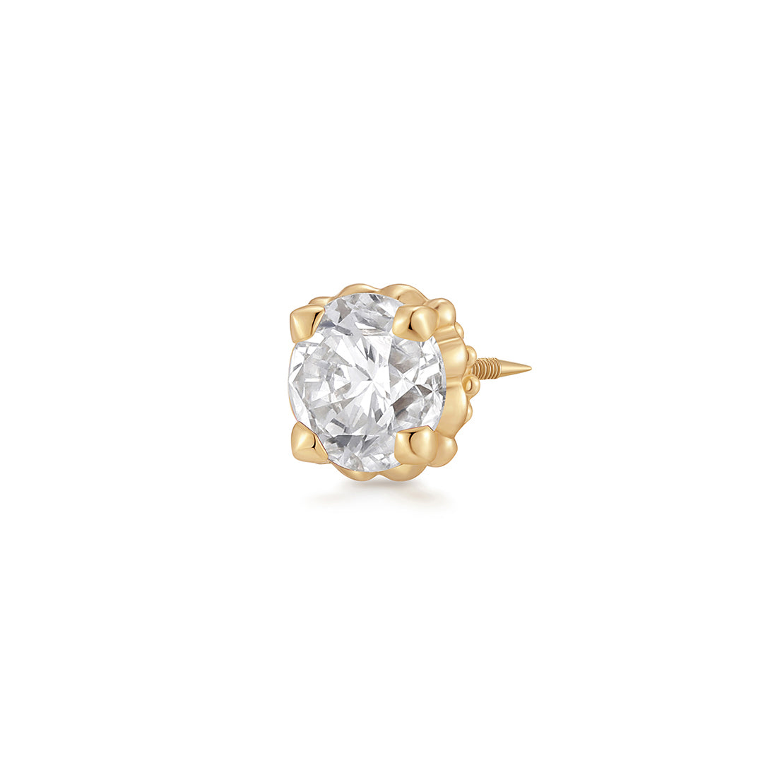 REMY | Lab Grown Diamond Accented Threaded Flatback