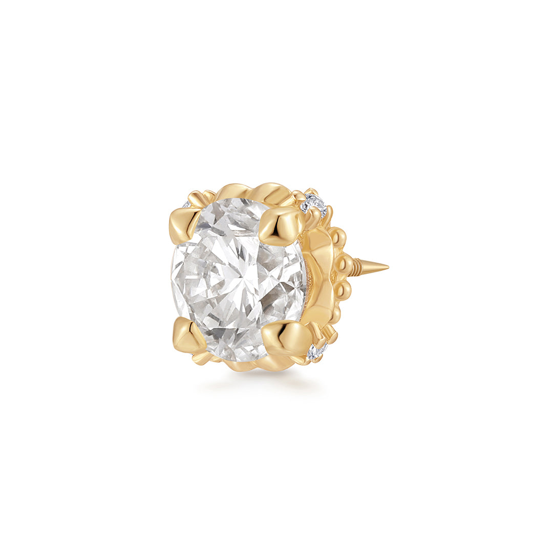REMY | Lab Grown Diamond Accented Threaded Flatback