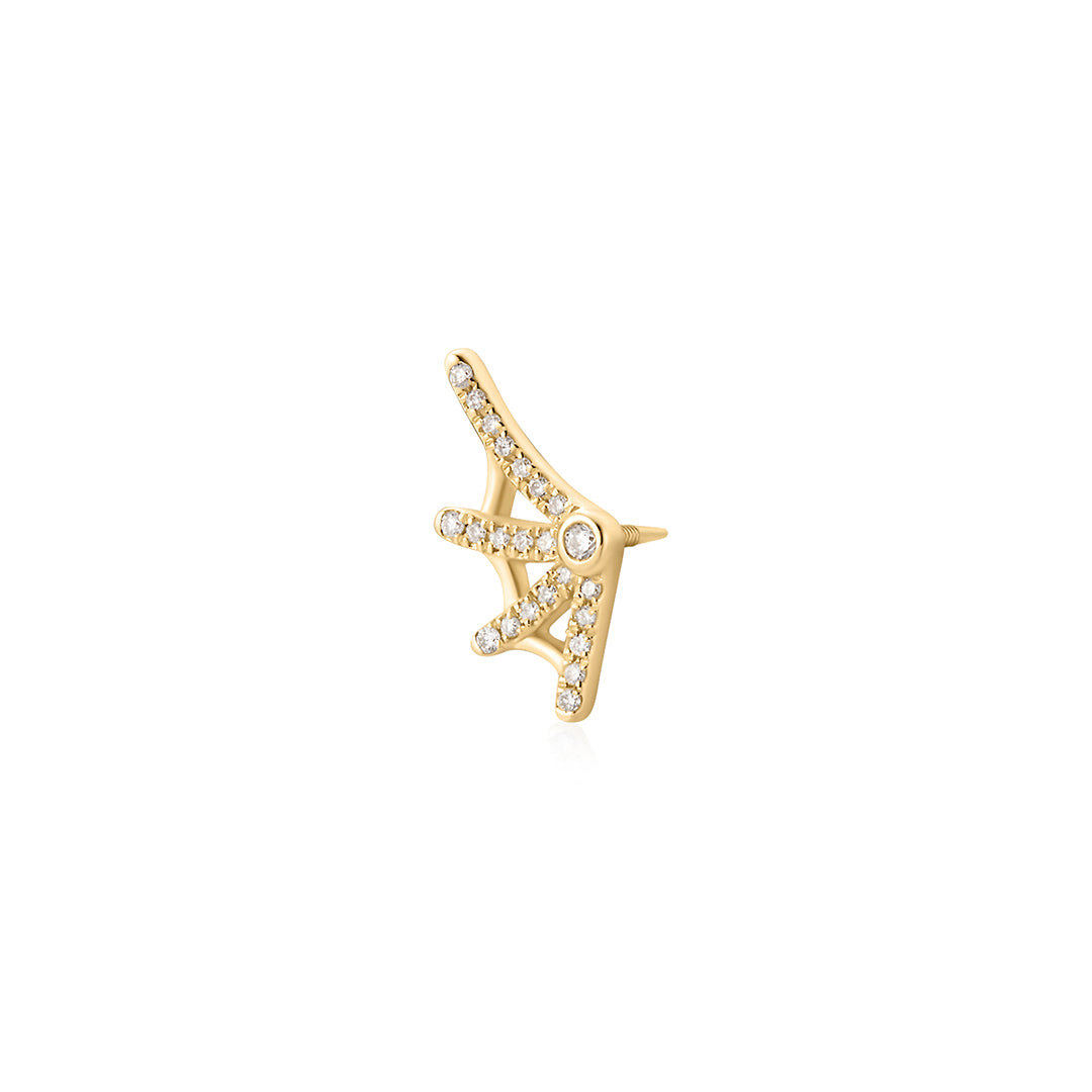 CHARITY | Lab Grown Diamond Web Threaded Flatback