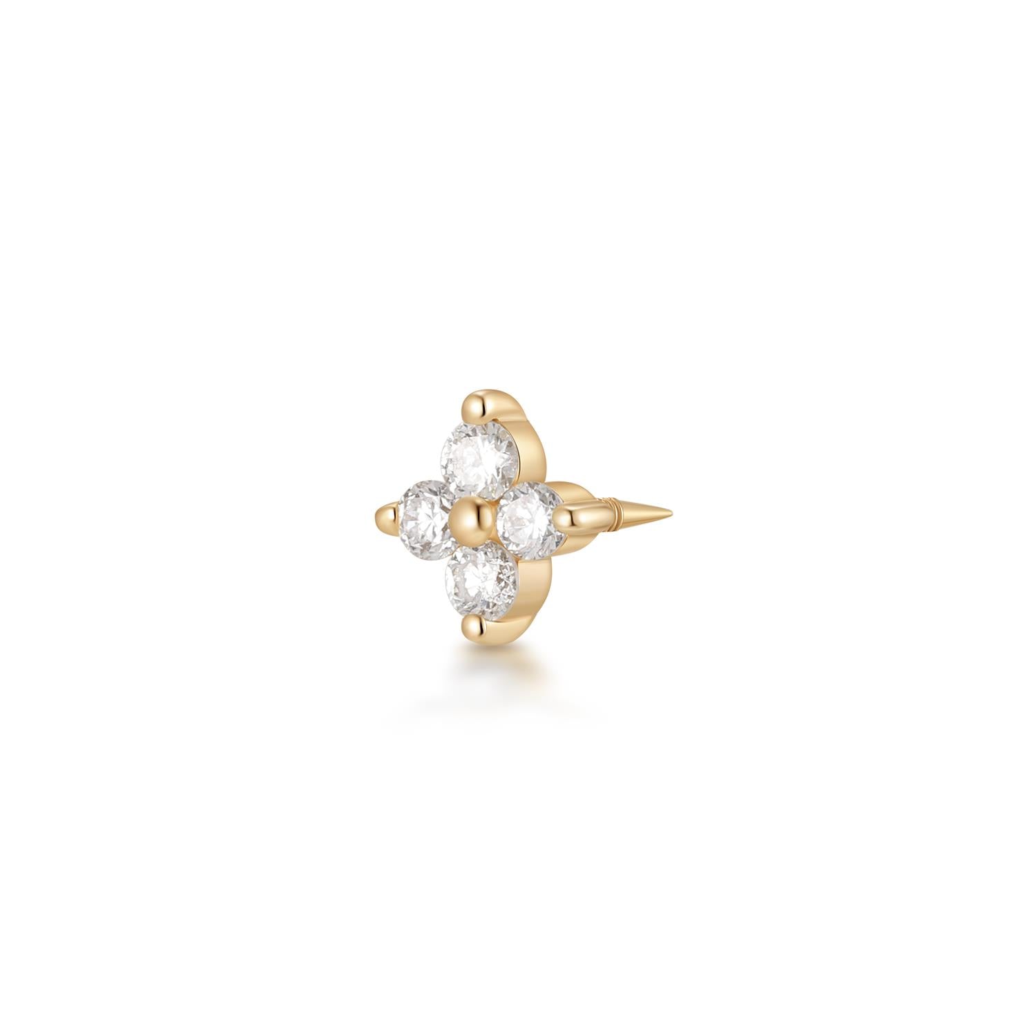 CAPELLA | Mini Pointed Star Threaded Flatback
