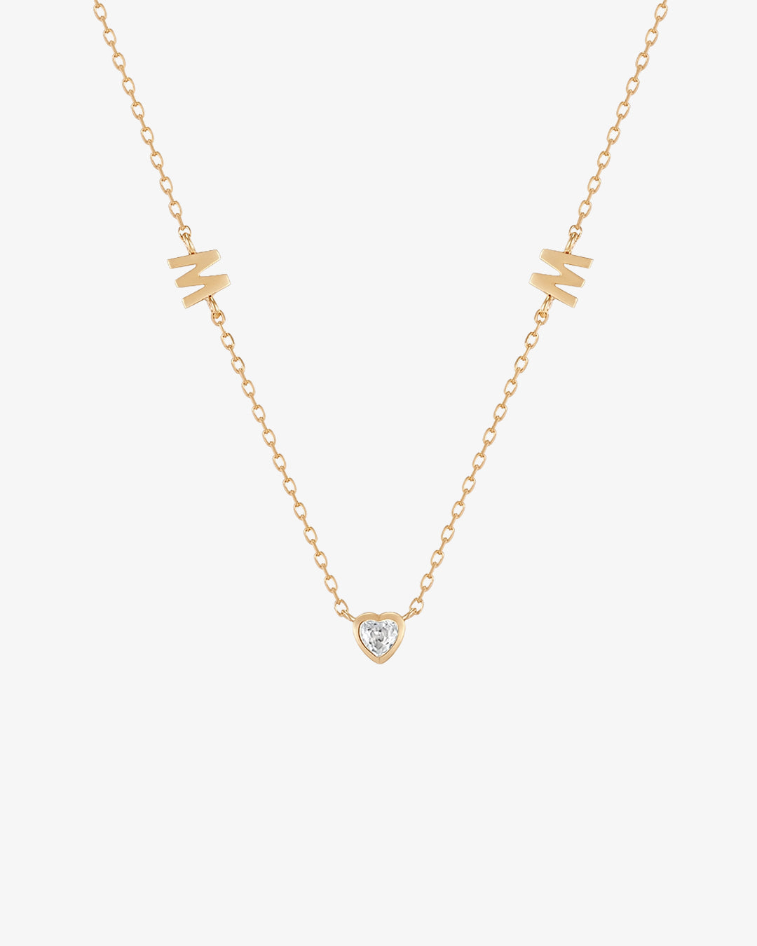 MAE | White Sapphire Mom Necklace