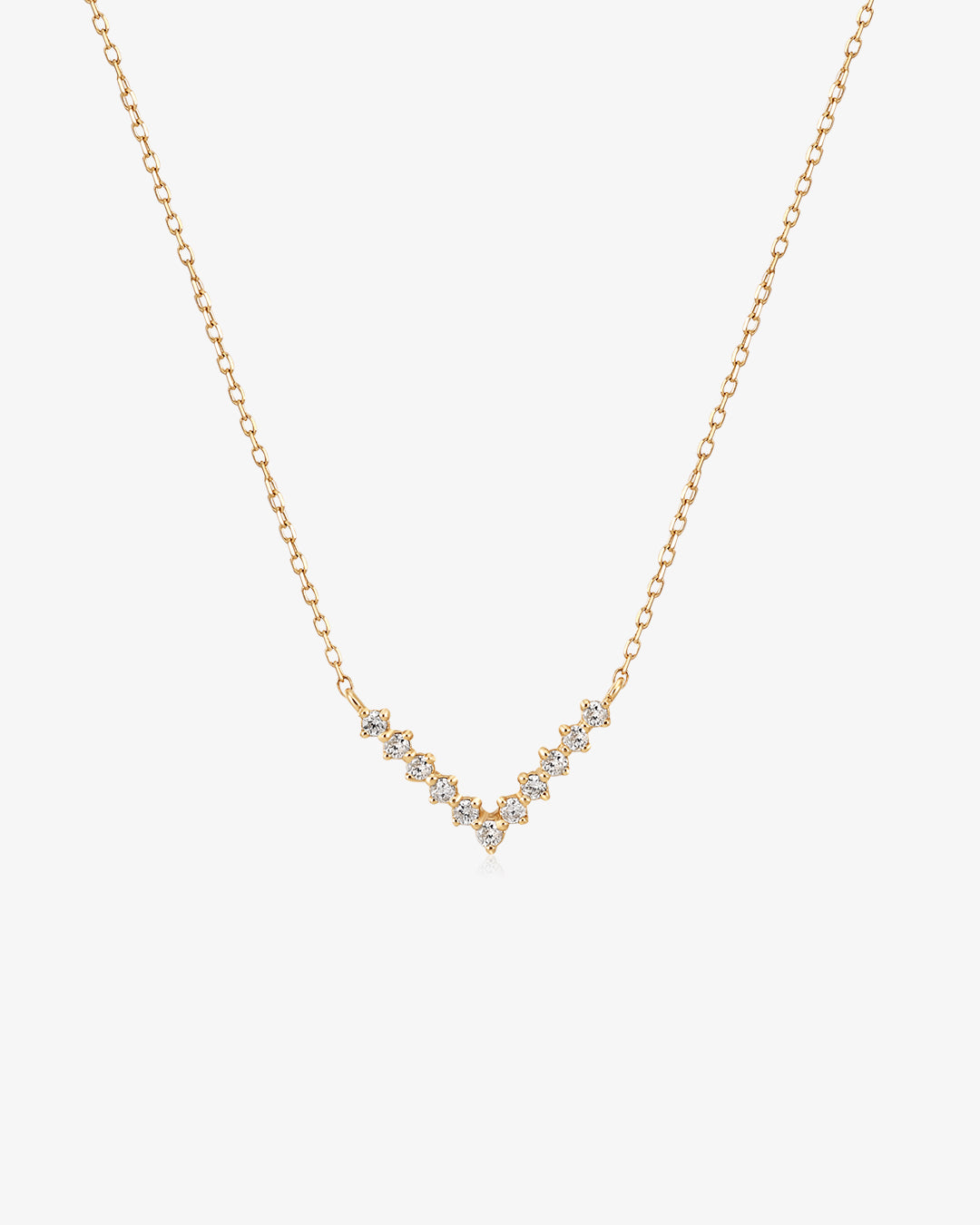 DREAM | Lab Grown Diamond Wishbone Necklace