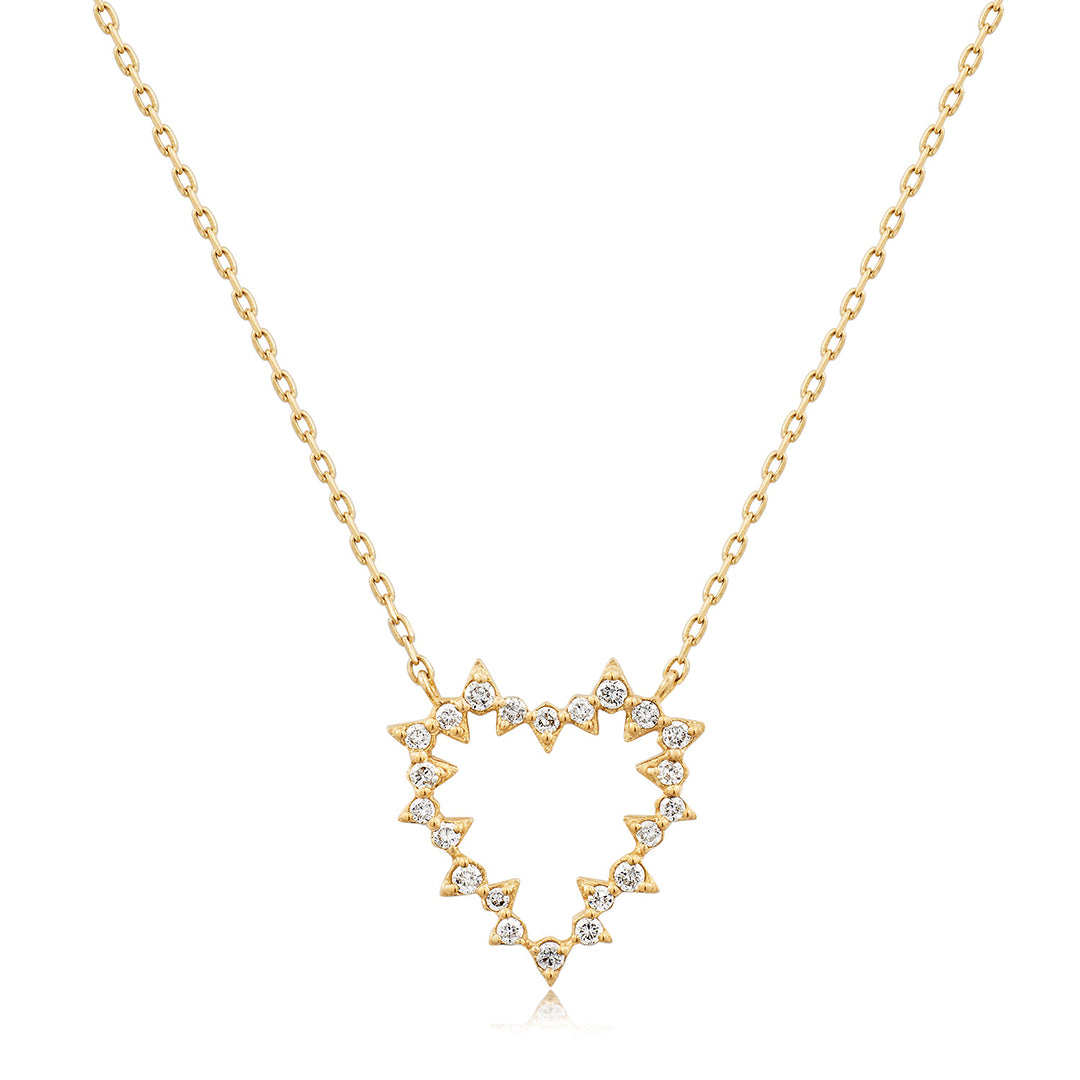 SAYLOR | Lab Grown Diamond Heart Necklace