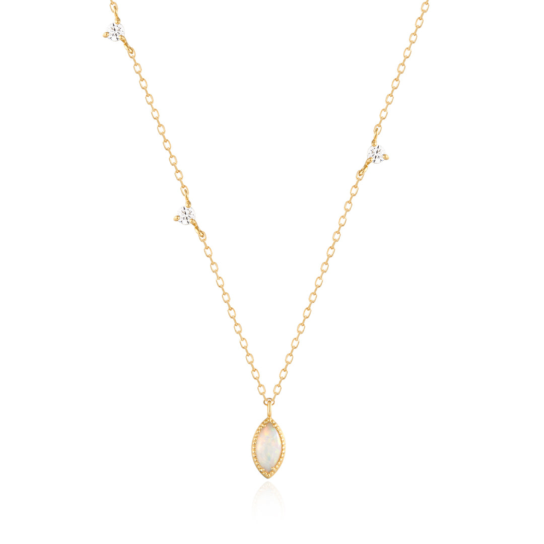 LYRIC | Opal and Lab Grown Diamond Necklace