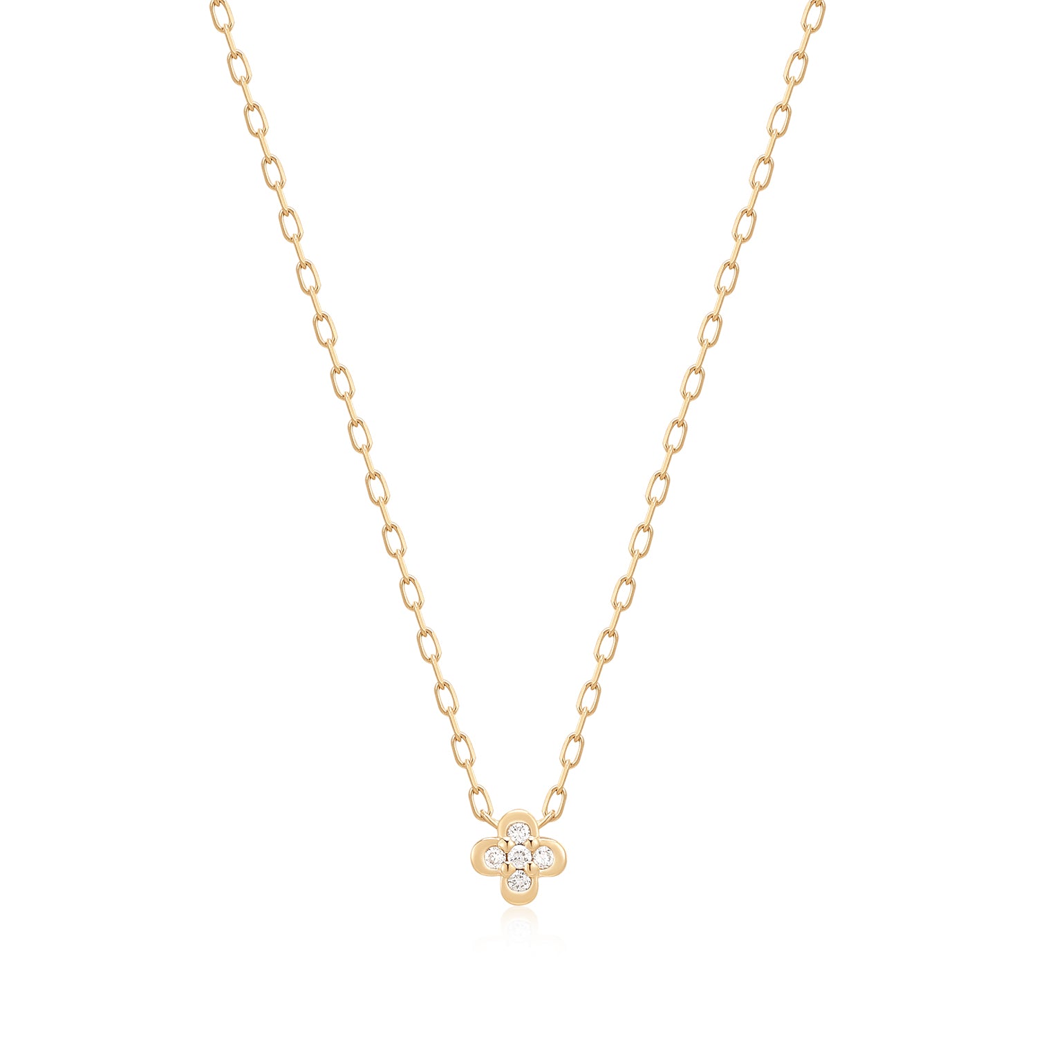 CARYS | Lab Grown Diamond Clover Necklace