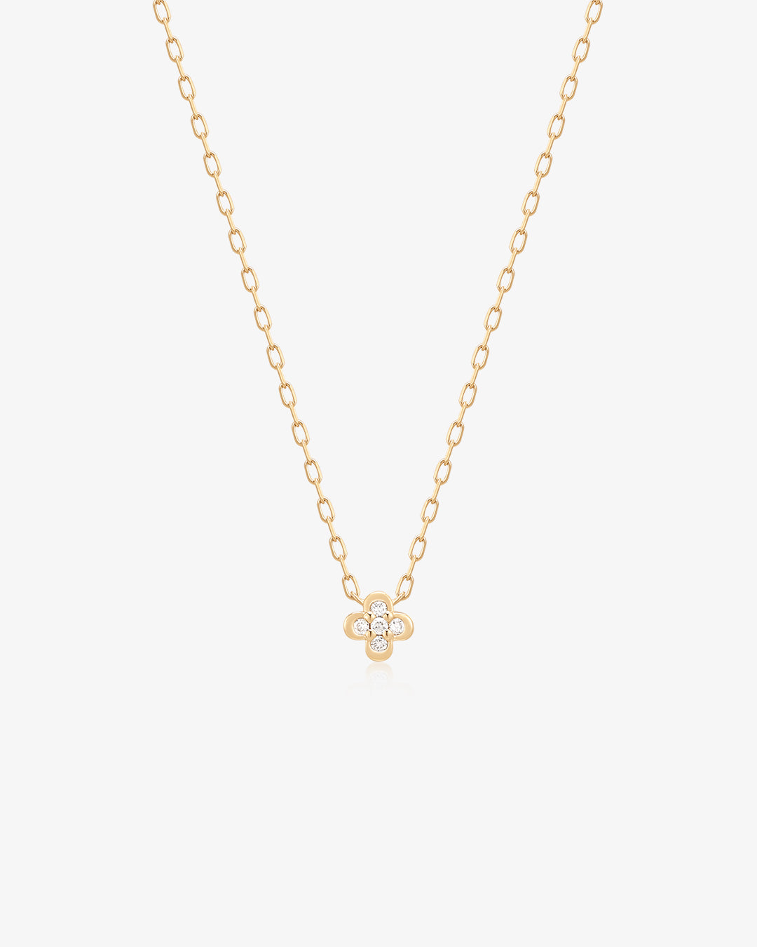 CARYS | Lab Grown Diamond Clover Necklace