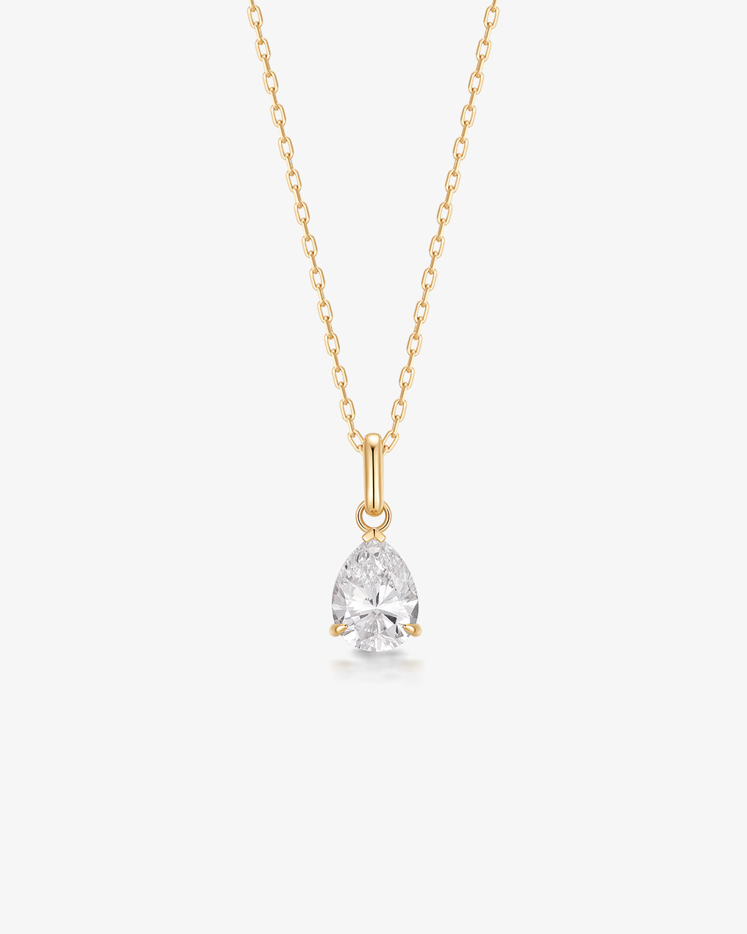 CASELLA | Pear Lab Grown Diamond Solitaire Necklace