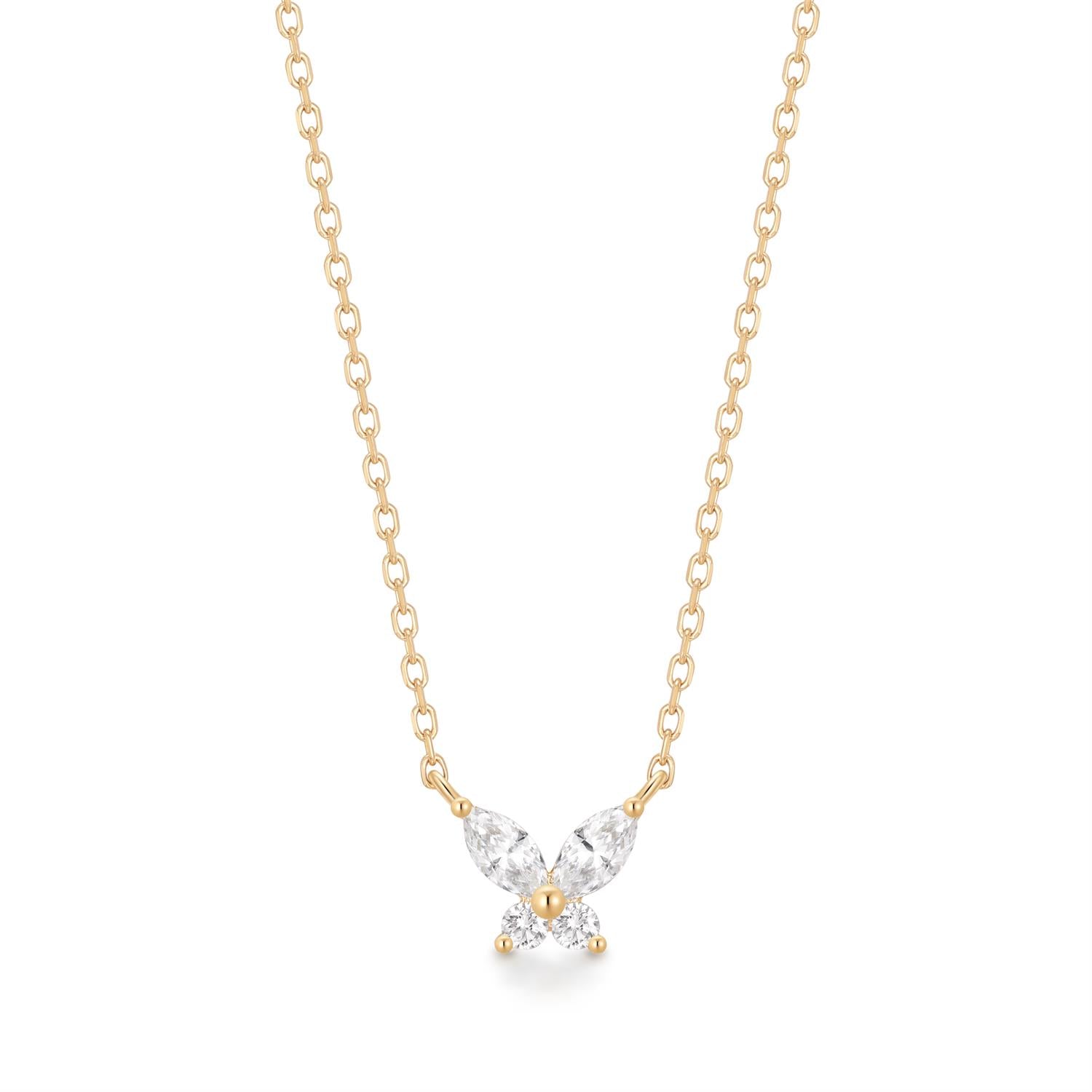 ISABEAU | Marquise Lab Grown Diamond Butterfly Necklace