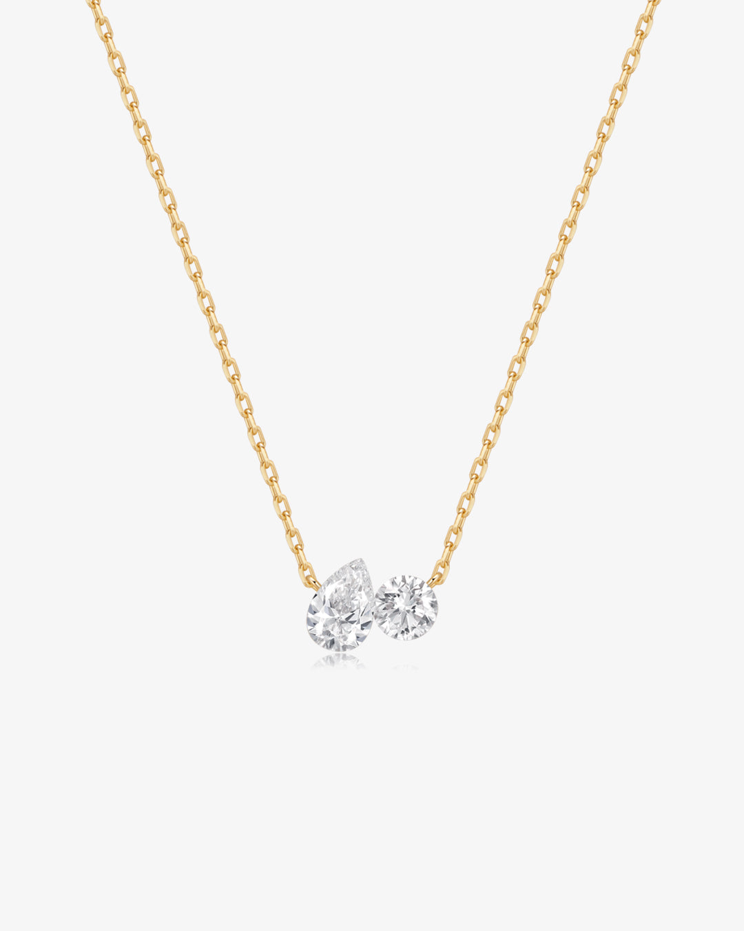 Toi et Moi Lab Grown Diamond Necklace