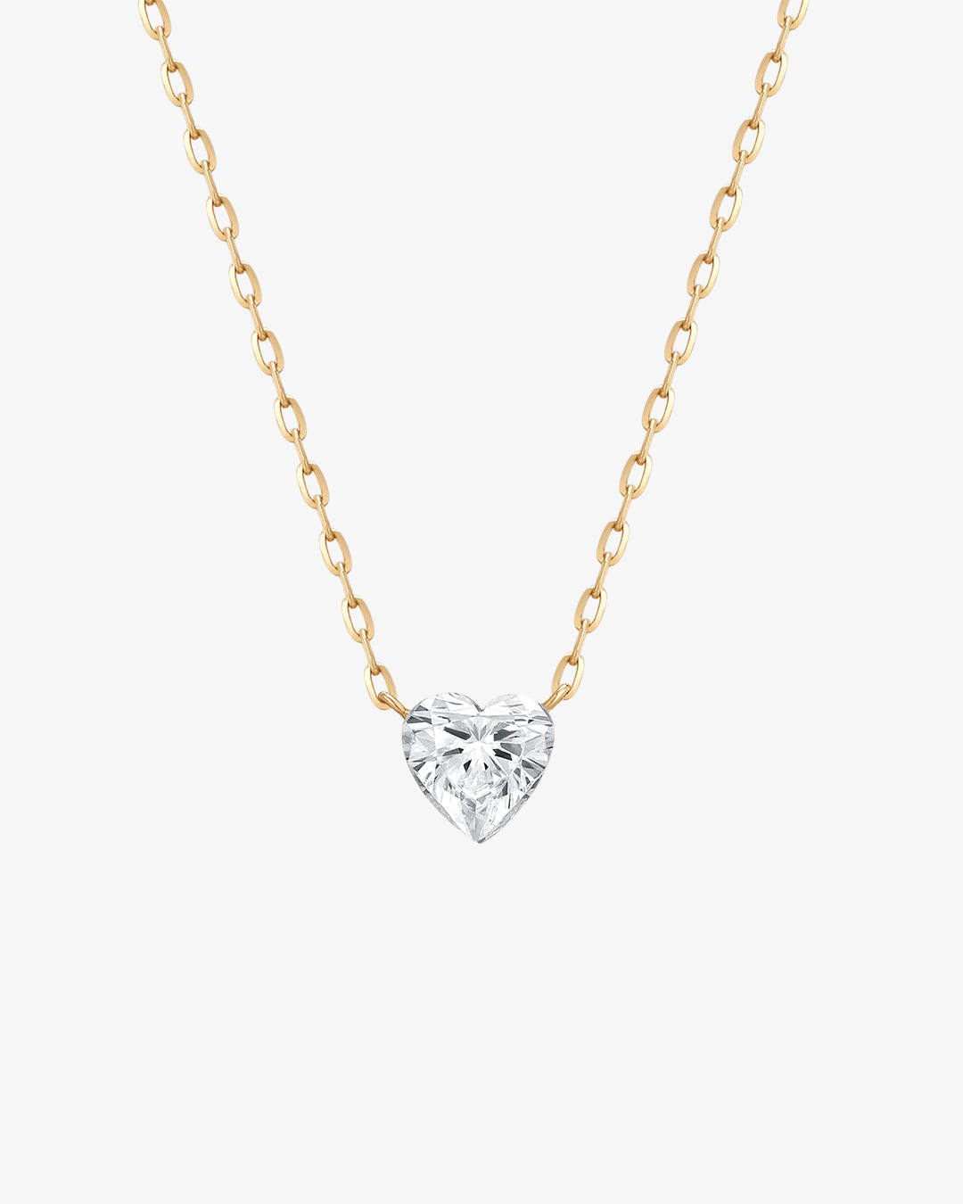 Lab Grown Diamond Heart Necklace