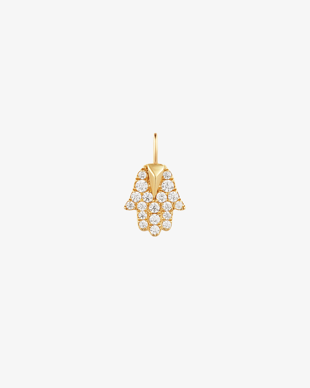 MIRIAM | Diamond Hamsa Pendant
