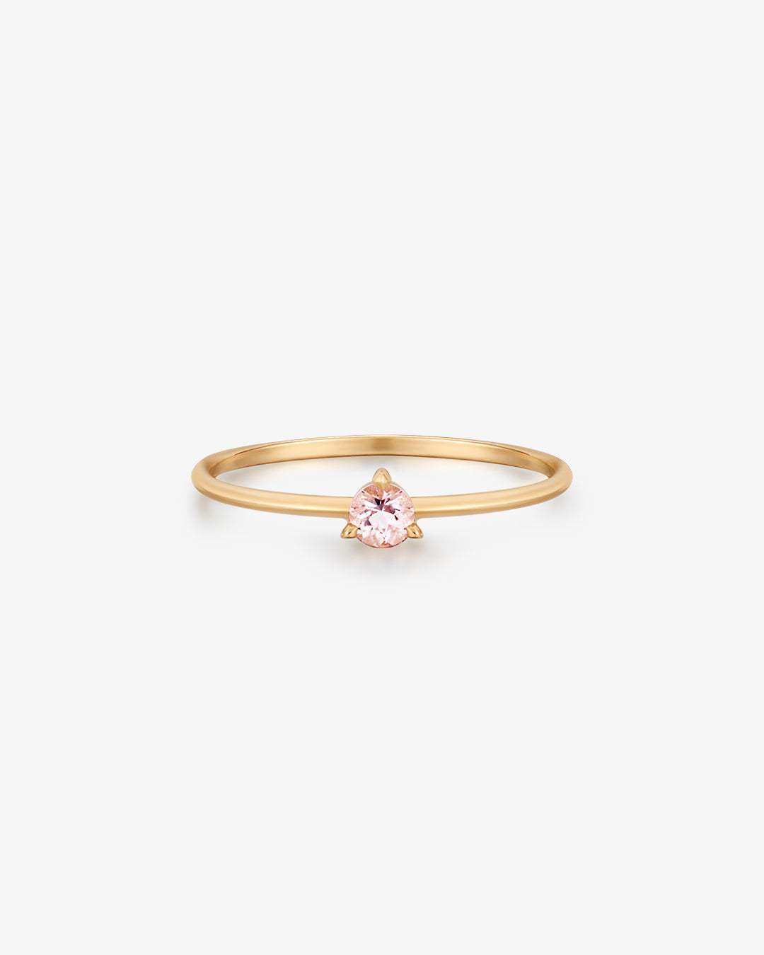 BLOSSOM | Morganite Solitaire Ring