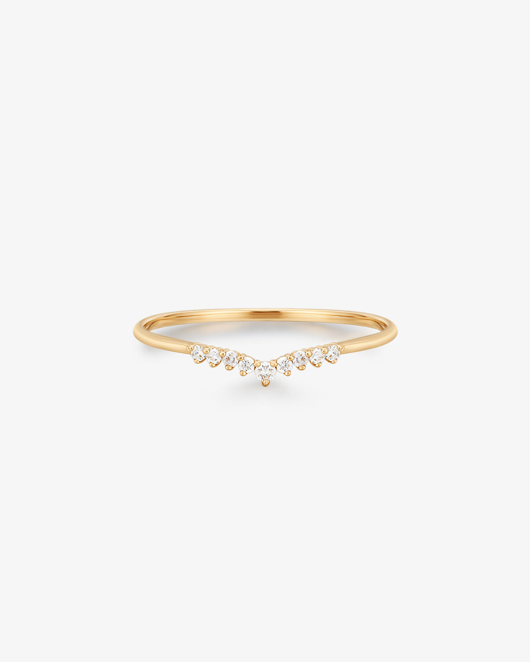FROST | Curved Diamond Ring