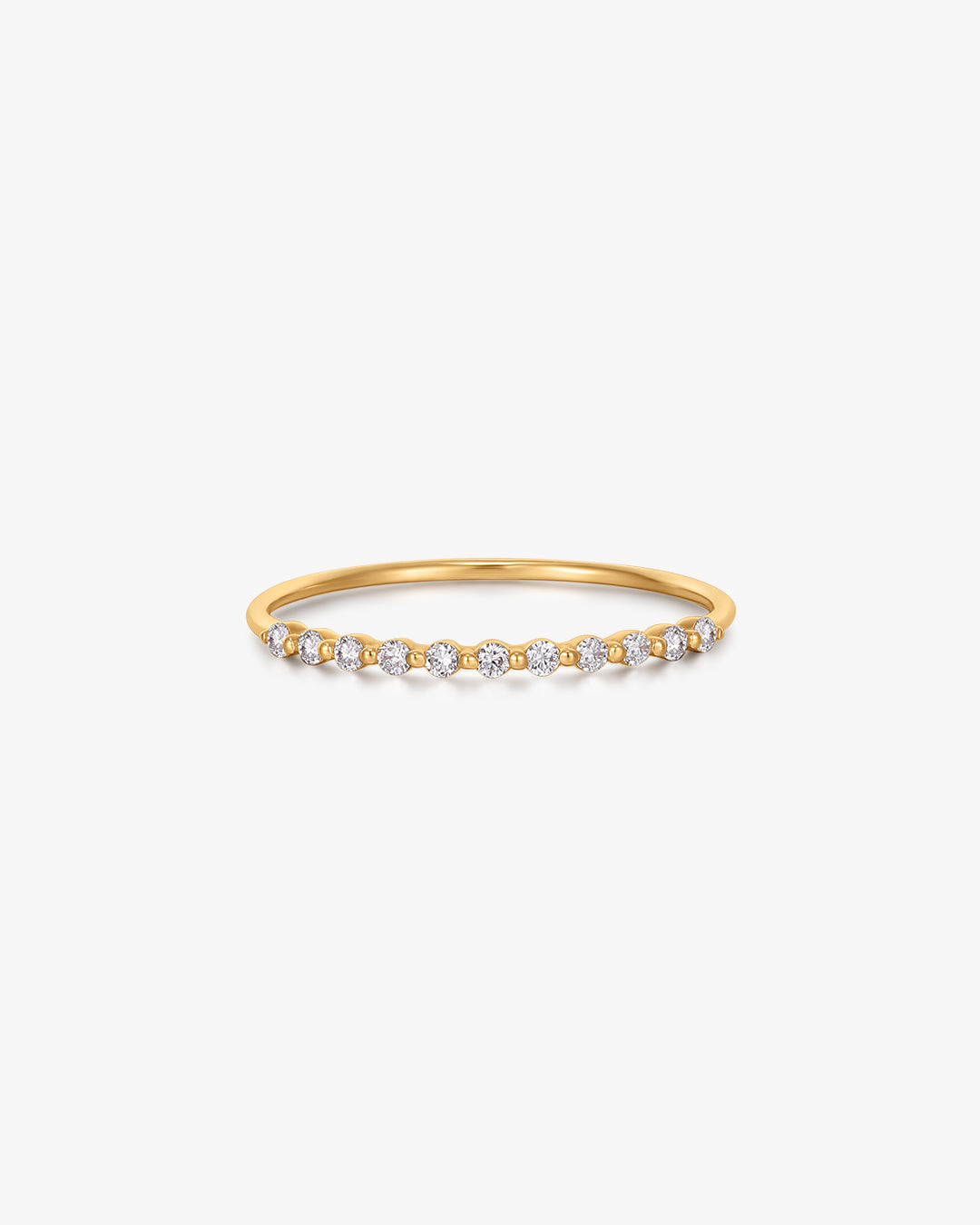 DELIA | Half-Eternity Diamond Ring