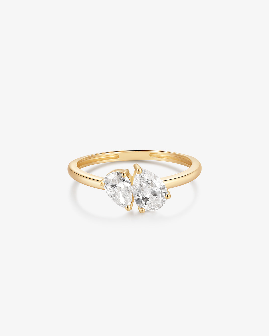 AUBREY | Toi et Moi Pear Lab Grown Diamond Ring